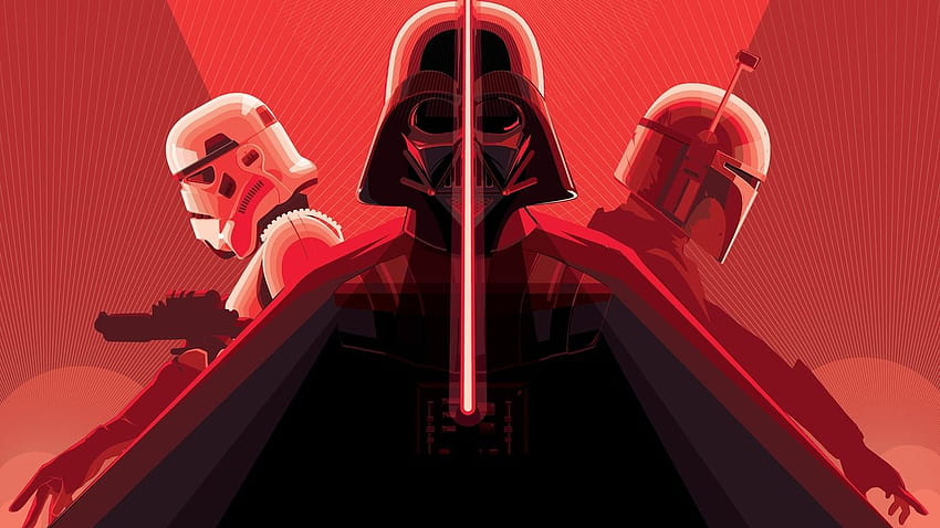 1366 x 768 Darth Vader mit Lichtschwert Stormtrooper 1366 x 768 Auflösung , Hintergründe und, Darth Vader und Stormtroopers HD-Hintergrundbild