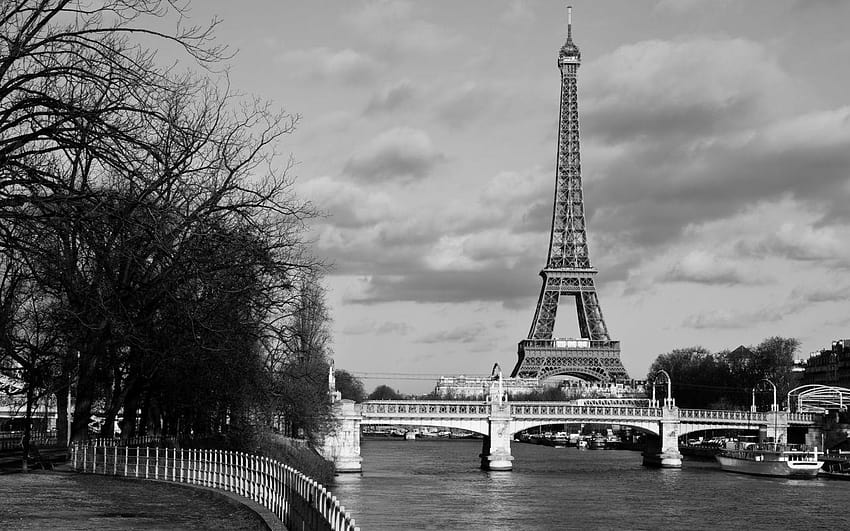 235 Eiffel Tower, eiffel tower black and white HD wallpaper | Pxfuel