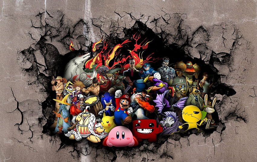 Game Characters, video game heroes HD wallpaper