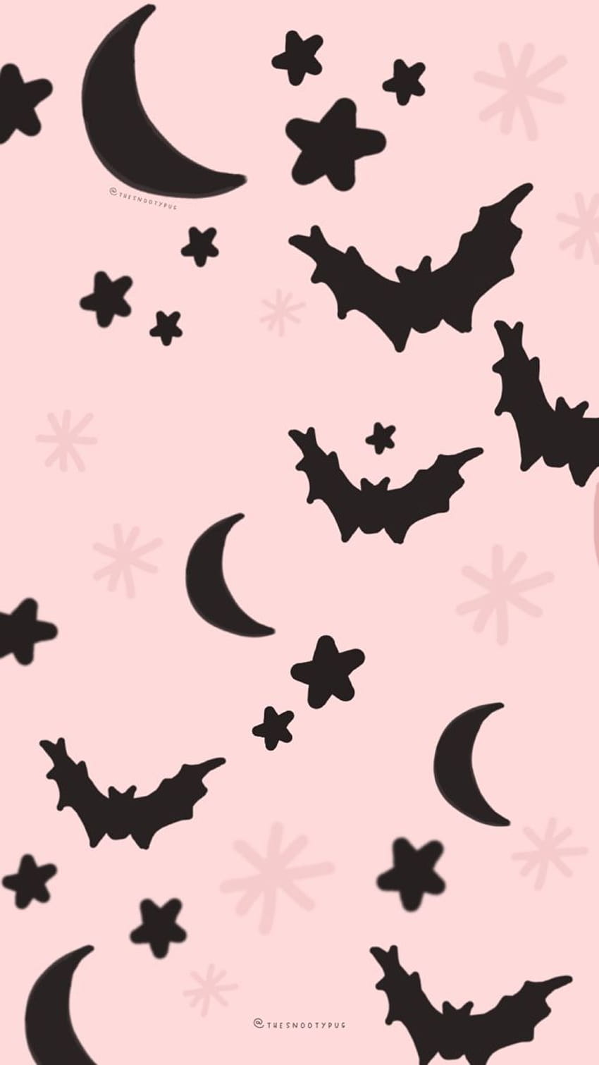 Pink Halloween, boho halloween HD phone wallpaper