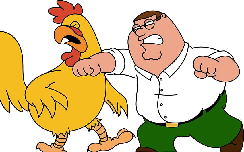 family guy peter vs chicken wallpaper