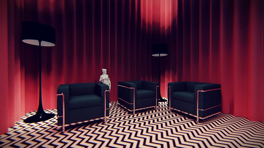 Dark Entries.: Dark Entries se encuentra con Ruminations From The Red Room, habitación roja de Twin Peaks fondo de pantalla