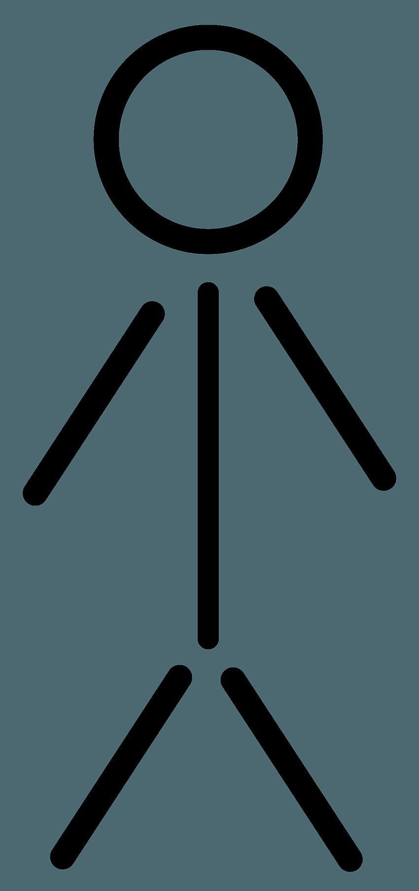 Figura simples PNG transparente, fundos de stickman Papel de parede de celular HD