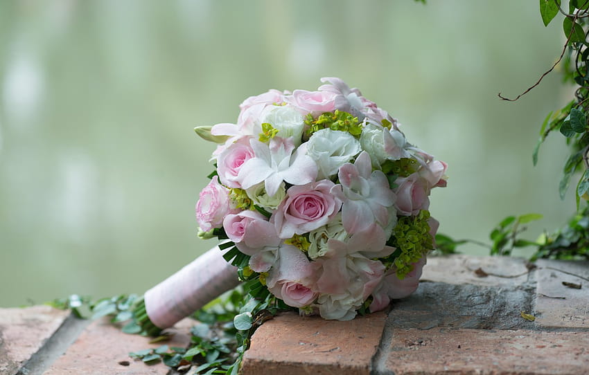 ดอกไม้, ดอกไม้งานแต่งงาน, วันแต่งงาน, เจ้าสาวดอกไม้ , ส่วน цветы, ดอกไม้ประดิษฐ์สำหรับเจ้าสาว วอลล์เปเปอร์ HD