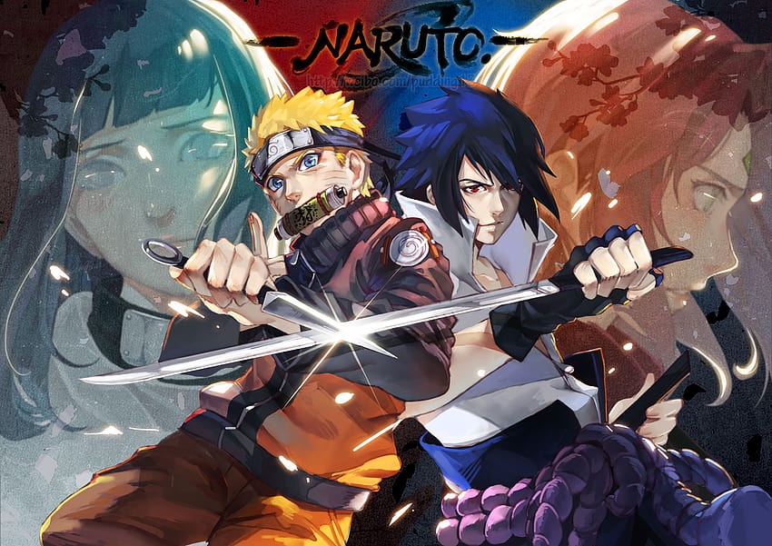 from anime Naruto with tags: Windows Vista, Naruto Uzumaki, Sakura Haruno, Sasuke Uchiha, Hinata Hyūga, naruto x sakura HD wallpaper