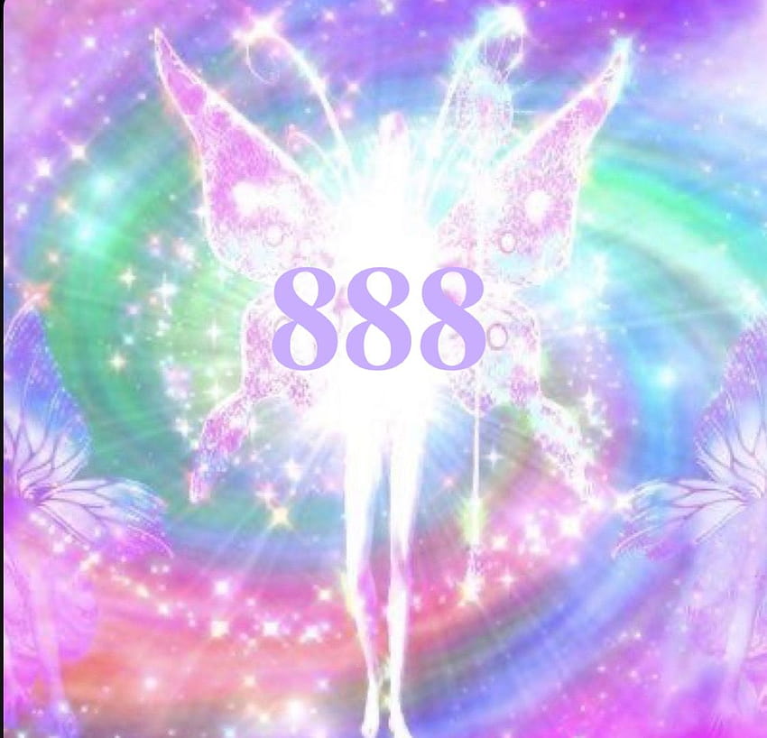 ангел номер 888 през 2021 г., ангелски числа HD тапет