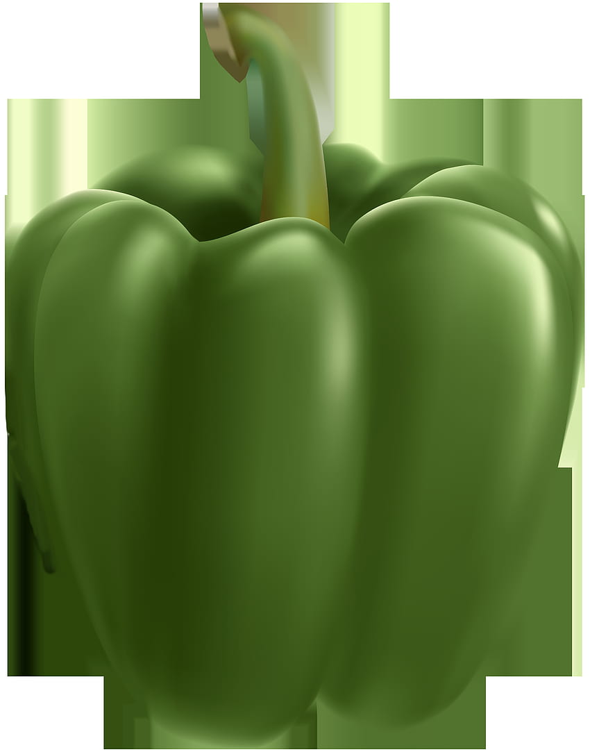 Green Bell Pepper Transparent Clip Art, capsicum HD phone wallpaper