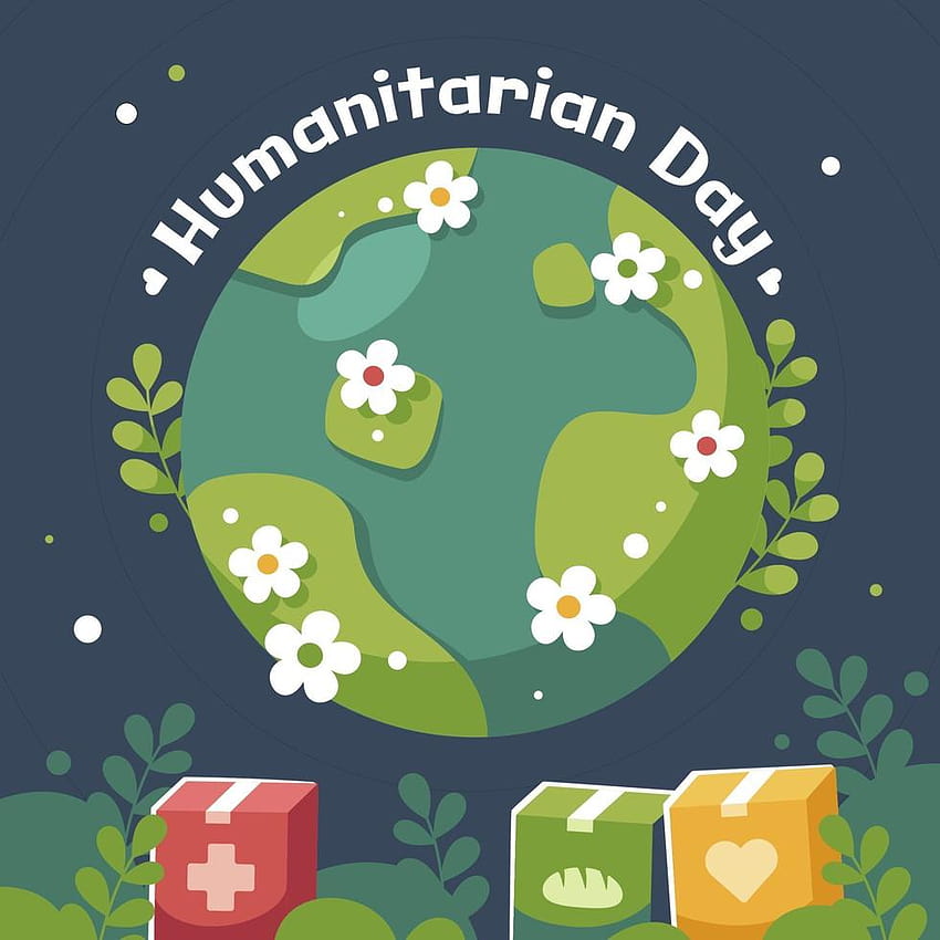 Światowy Dzień Pomocy Humanitarnej 3104230 Grafika wektorowa w Vecteezy, Światowy Dzień Pomocy Humanitarnej 2021 Tapeta na telefon HD
