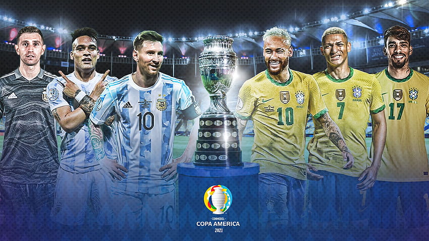 อาร์เจนตินา พบ บราซิล รอบชิงชนะเลิศ CONMEBOL Copa America: Time and TV, argentina copa America Champions 2021 วอลล์เปเปอร์ HD