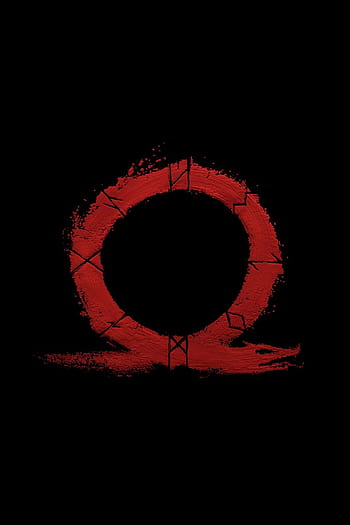 God Of War, Omega, Logo, Video Game, Minimal, minimal ps4 HD phone wallpaper