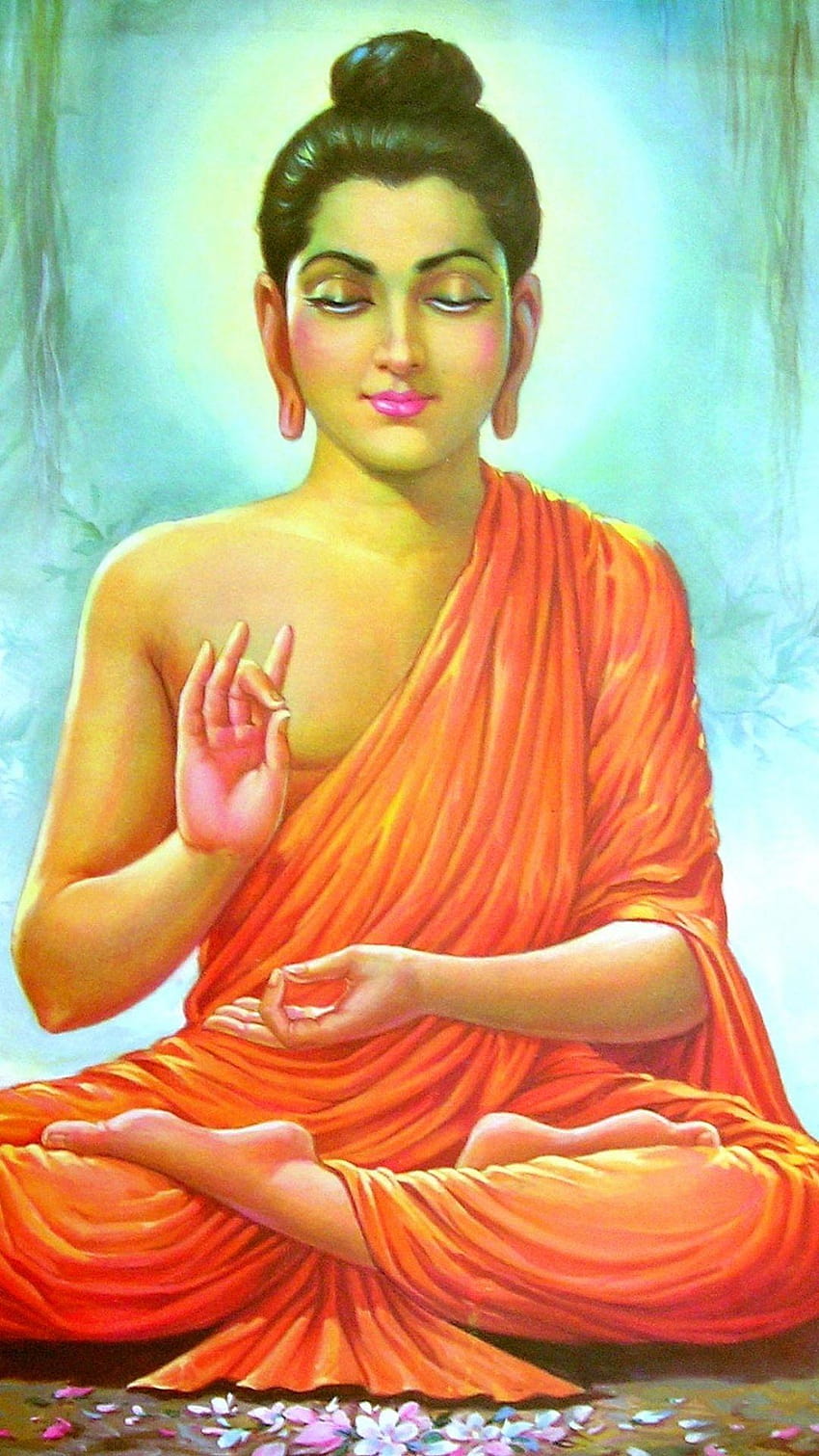 Religioso/Budismo, gautam buddha mobile fondo de pantalla del teléfono