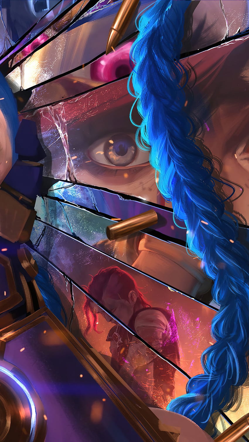 Jinx Arcane Fanmade Ultra ID:9019, android misterius wallpaper ponsel HD