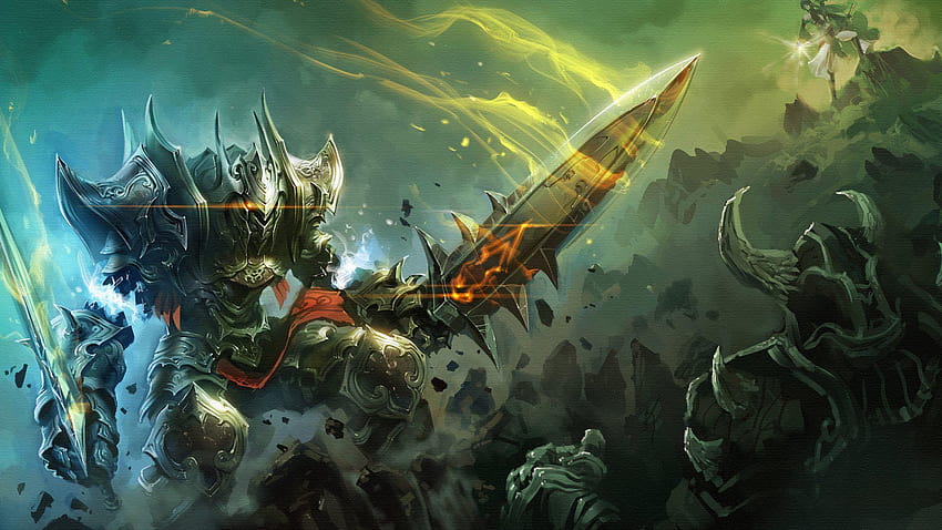 World Of Warcraft Warrior Group, human warrior HD wallpaper