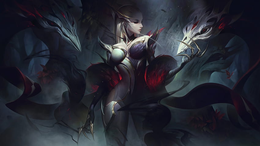 Coven Evelynn by Alex Flores Ultra, league of legends coven HD wallpaper