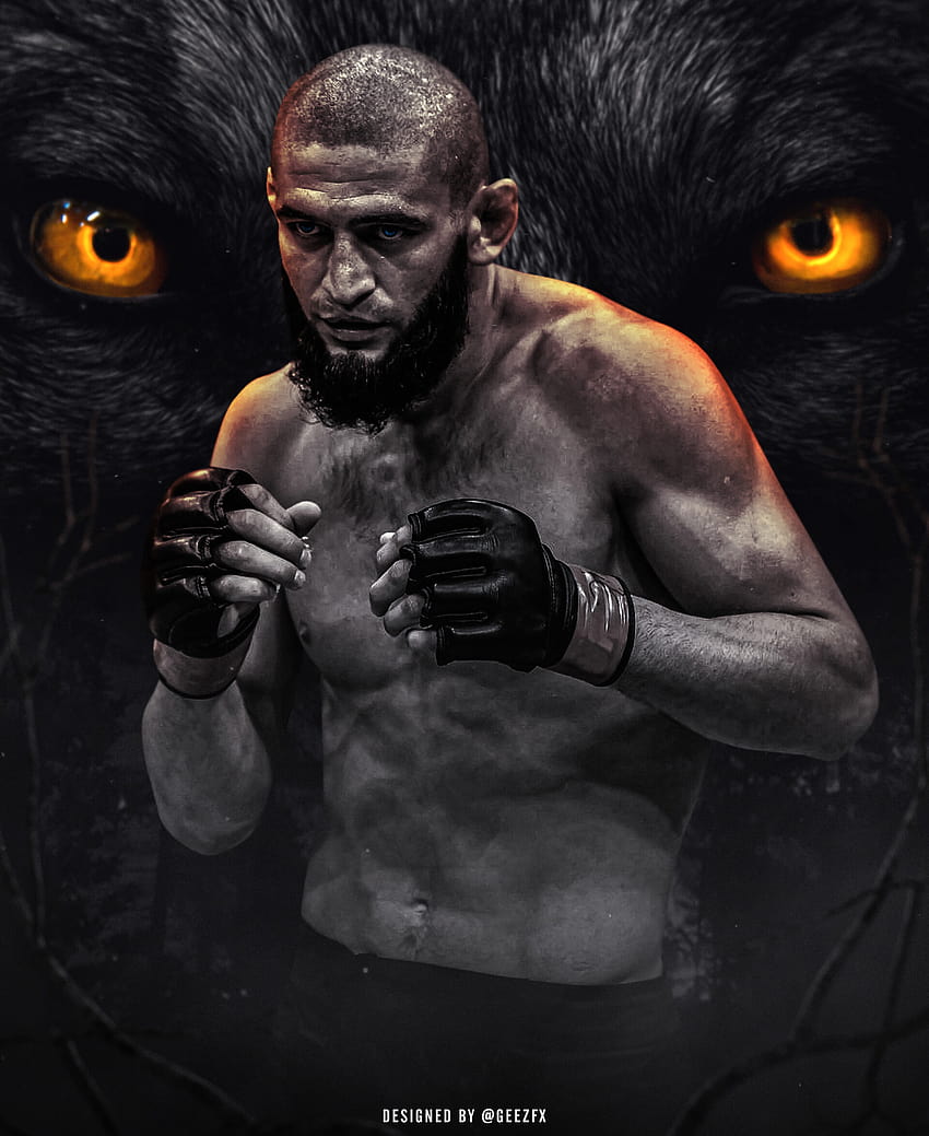 Khamzat Chimaev white neon lights Swedish fighters MMA UFC Mixed  martial arts HD wallpaper  Peakpx