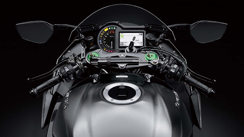 Consola de instrumentos Kawasaki Ninja H2 2019 fondo de pantalla