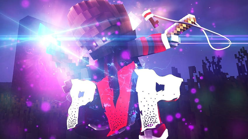 Minecraft PVP SPEED Art HD-Hintergrundbild