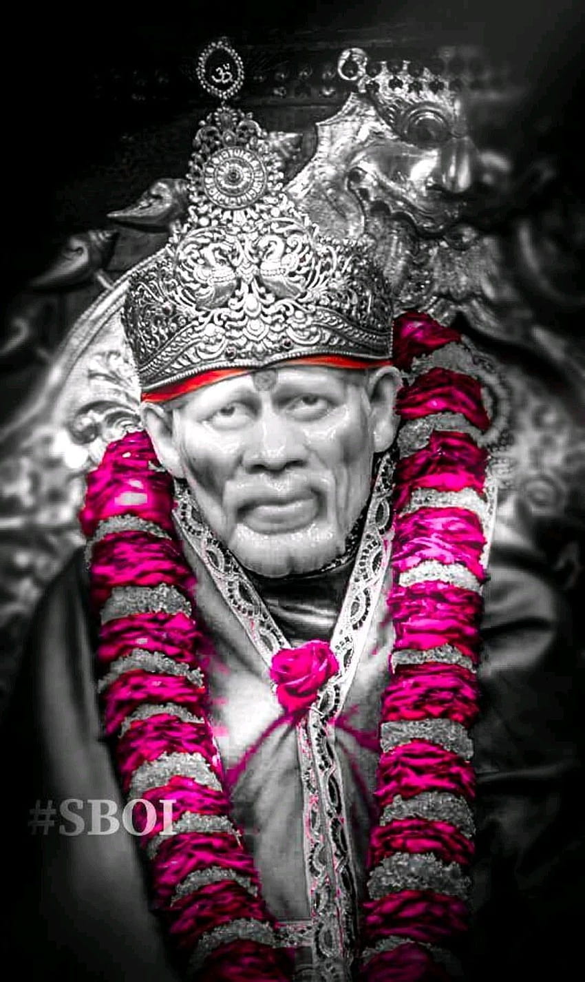 Erstaunliches für God Om Sai Ram, Sai Baba iPhone HD-Handy-Hintergrundbild