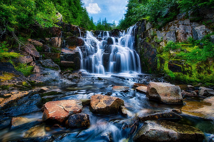 Nice Waterfall, beautiful waterfall HD wallpaper | Pxfuel