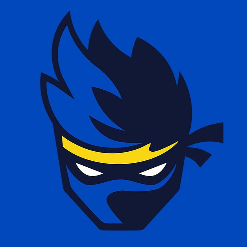 Logotipo de Ninja Fortnite en el perro fondo de pantalla del teléfono