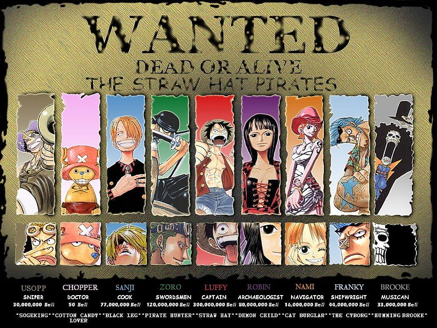 One Piece, Monkey D. Luffy, Usopp, Tony Tony Chopper, Sanji, Roronoa Zoro, Nico Robin, Nami, Brook, Franky / และพื้นหลังมือถือ, ต้องการชอปเปอร์ วอลล์เปเปอร์ HD