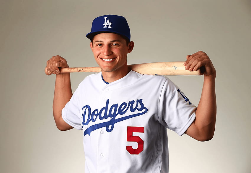 The Los Angeles Dodgers Shortstop Corey Seager HD wallpaper