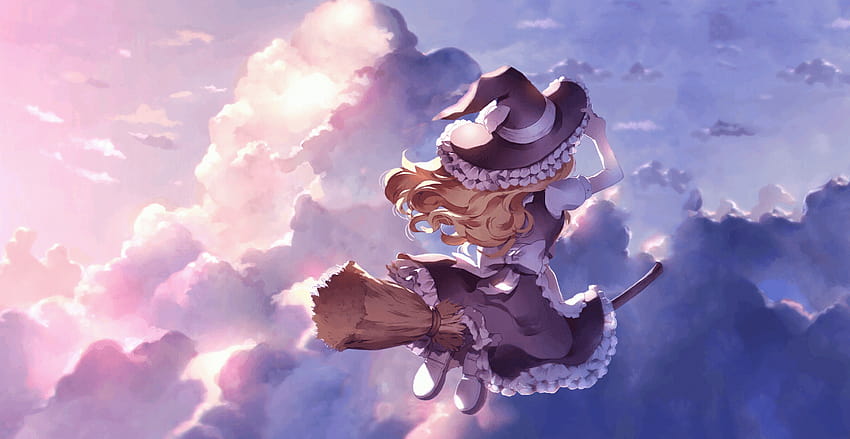 Marisa Kirisame [Touhou Project] [ Engine Anime] HD wallpaper