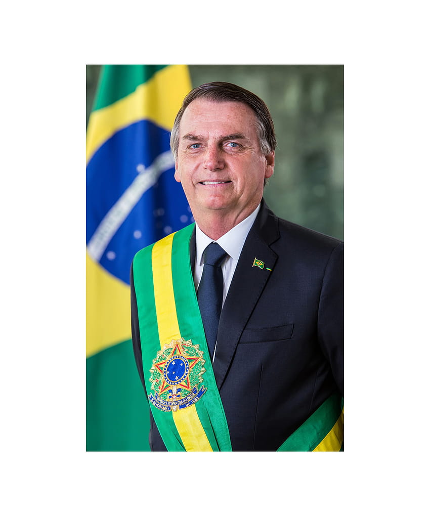 ufficiale del presidente della Repubblica, Jair Bolsonaro Sfondo del telefono HD