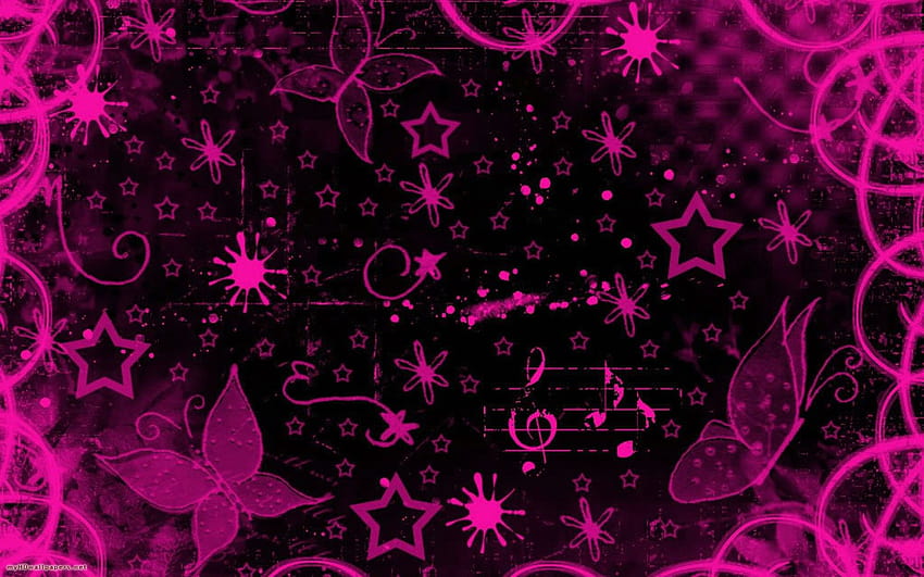 pinkblack cyber goth wallpaper for pc  Pink and black wallpaper Cute  desktop wallpaper Pink wallpaper desktop