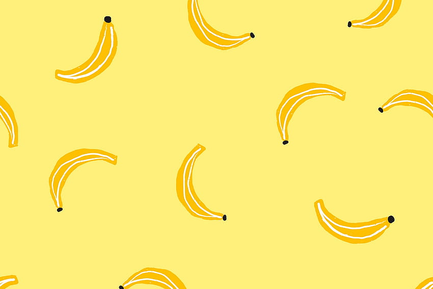 Banana backgrounds psd, cute, aesthetic cute HD wallpaper