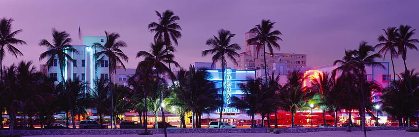 Miami degli anni '80 postata da Ryan Walker, miami vice retro Sfondo HD