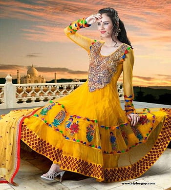 Trendy Long Frocks for Ladies 2022 - Casual & Wedding wear Collection