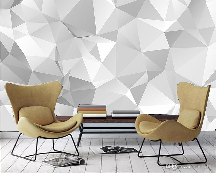 Nordic European Gray And White Triangle Three, retro babe HD wallpaper