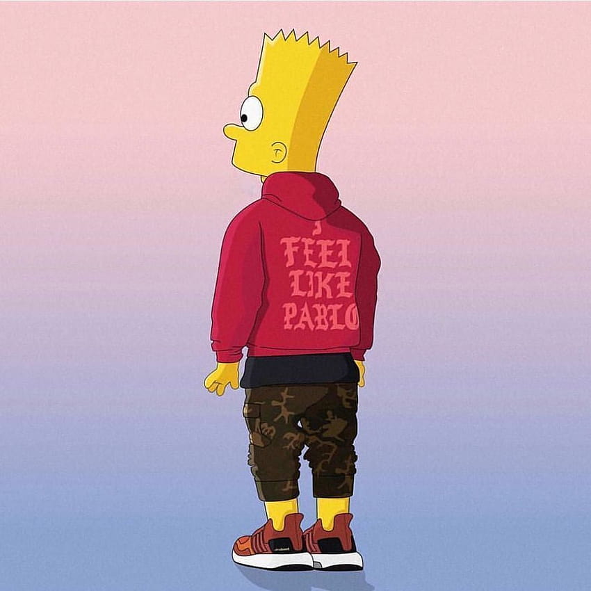 Supreme Bart Simpson posted by Christopher Anderson, cool supreme bart simpson HD phone wallpaper