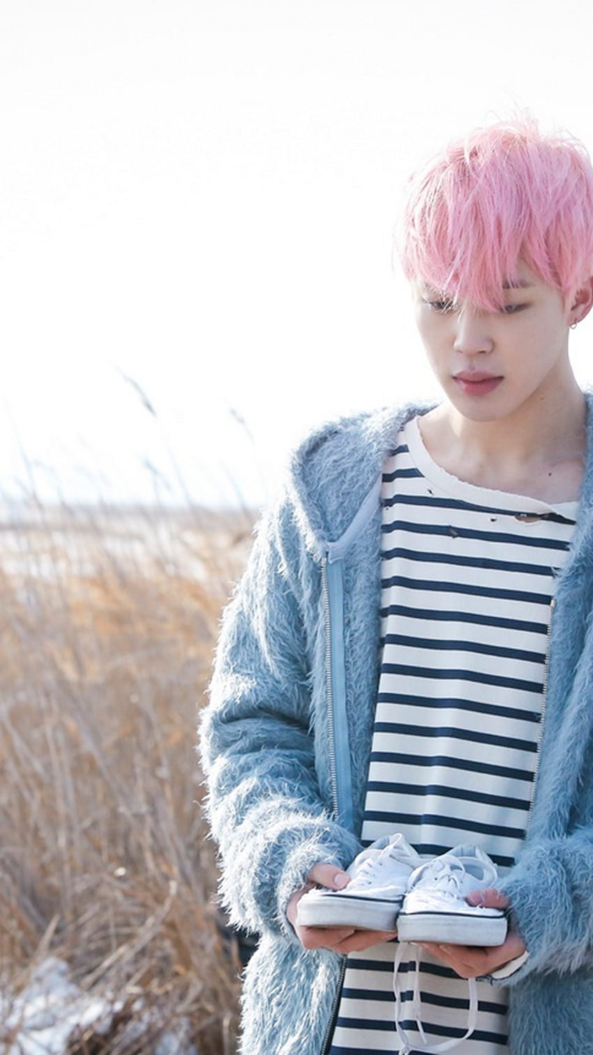 BTS JIMIN SPRING DAY Edit by me Jimim Jimin [750x1334] for your , Mobile & Tablet, jimin blue jackets HD phone wallpaper