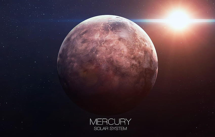 планета, Меркурий, слънчева система, разрез, планета Меркурий HD тапет