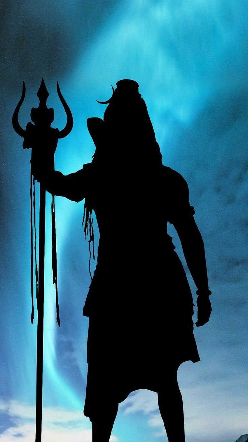 Lord Shiva w 2021 roku, cień Lord Shiva Tapeta na telefon HD