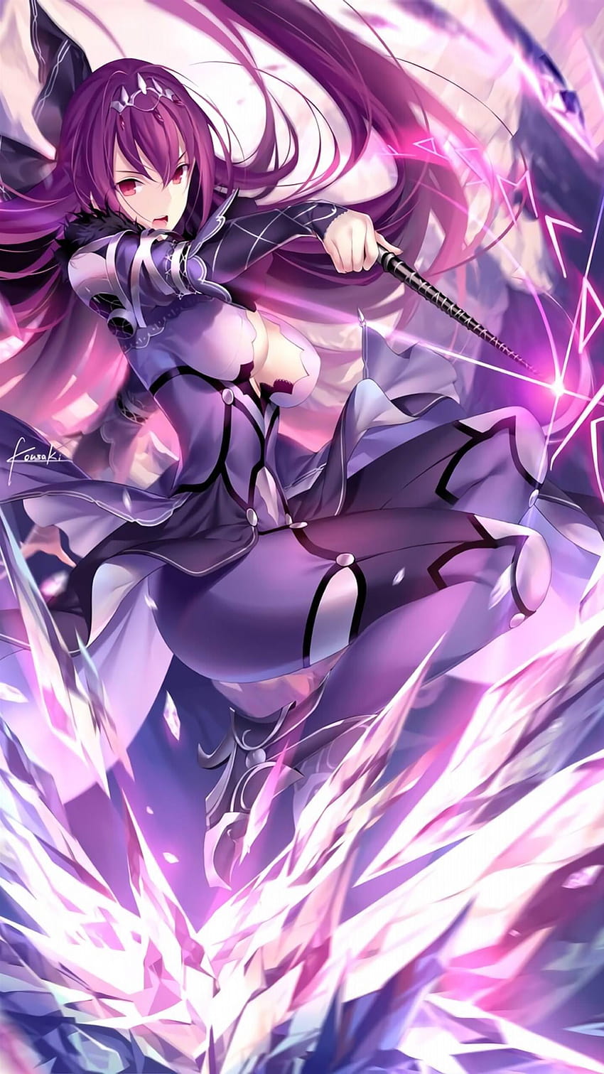 Scathach Skadi [Fate Grand Order] [1440x2560], anime cosplay 1440x2560 ...