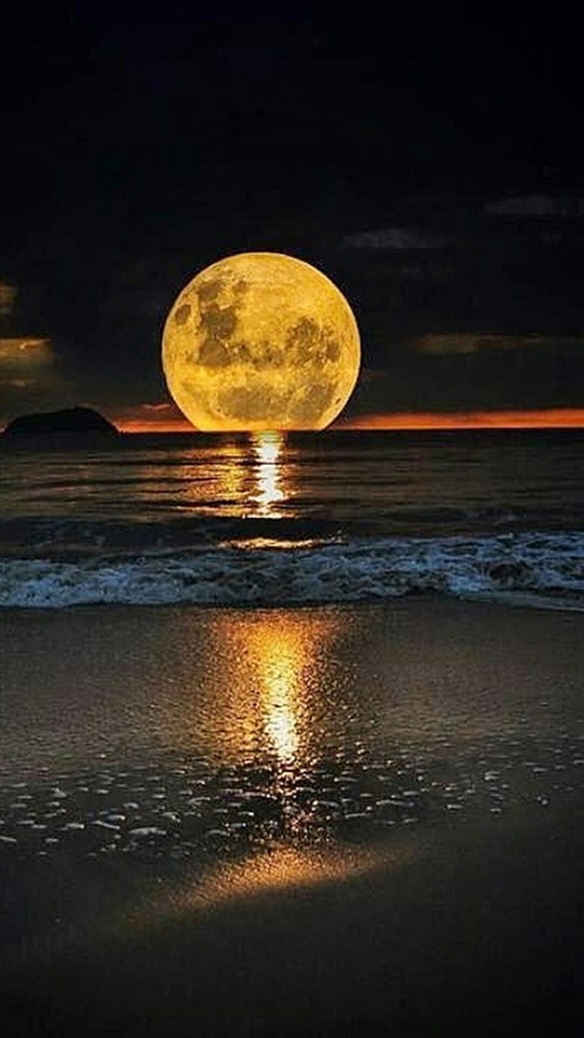 Bulan Purnama, layar penuh bulan wallpaper ponsel HD