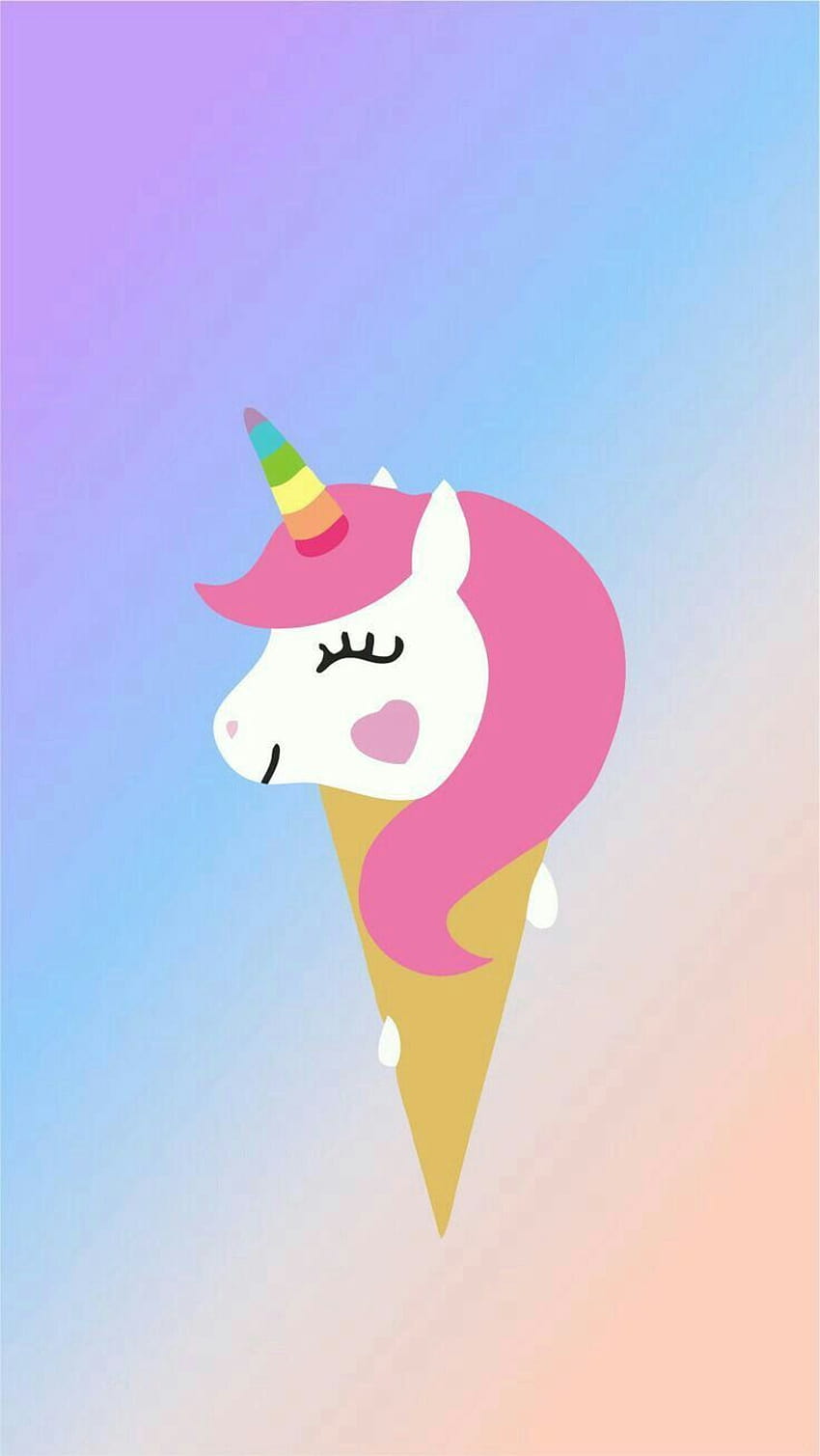 Ice corn, ice unicorn HD phone wallpaper
