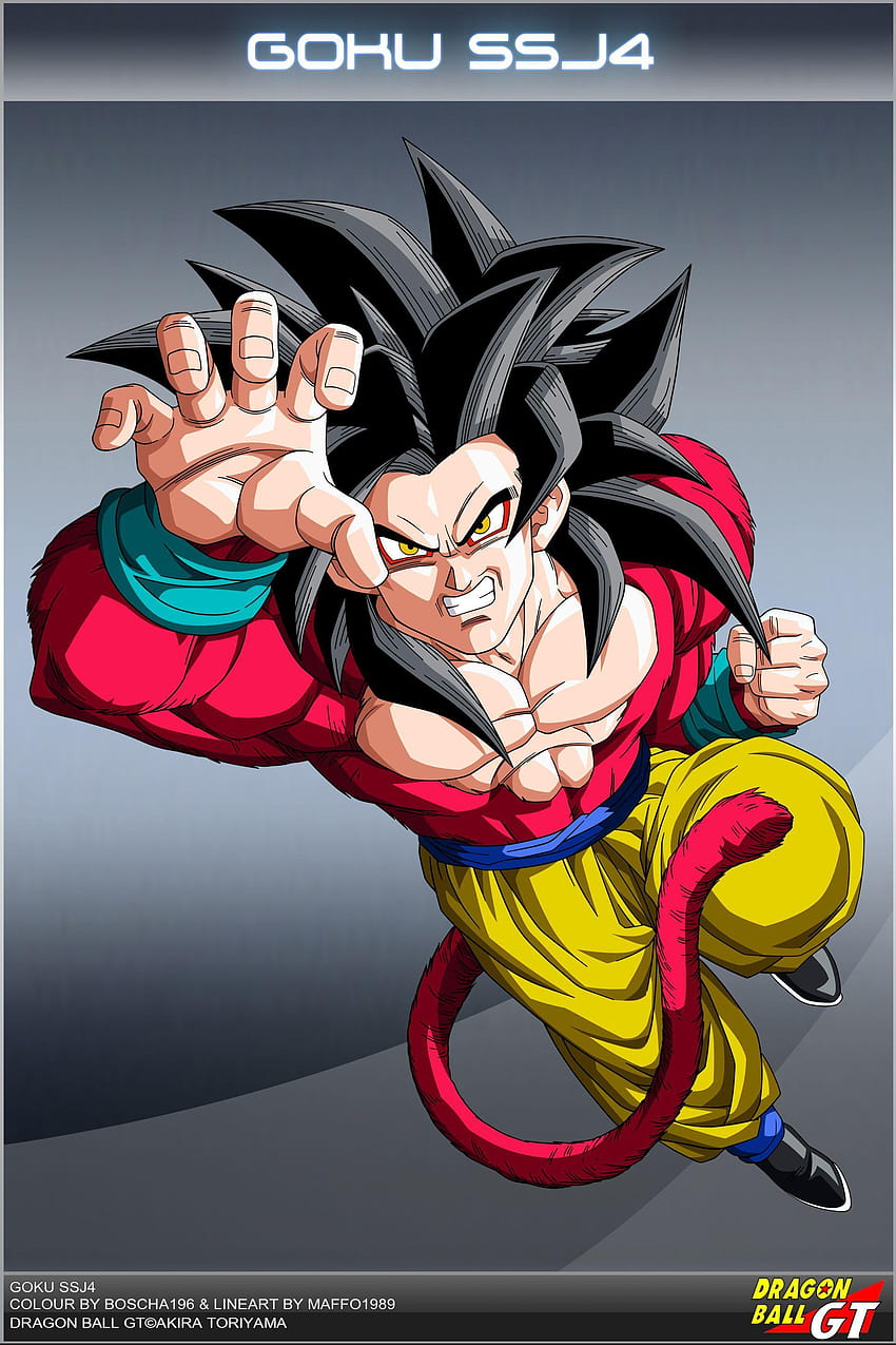 Goku SSJ4, ball, dragon, gt, HD phone wallpaper