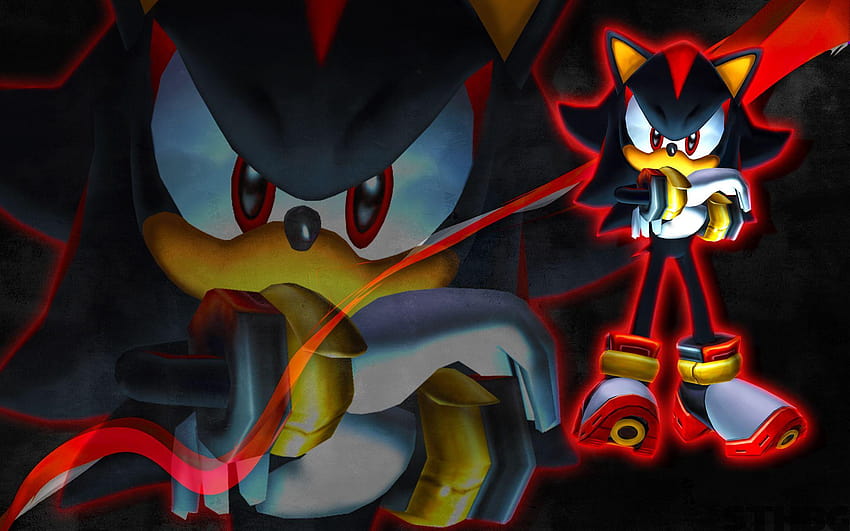 Dark Spine Sonic The Hedgehog by SonicTheHedgehogBG on, sonic black HD wallpaper