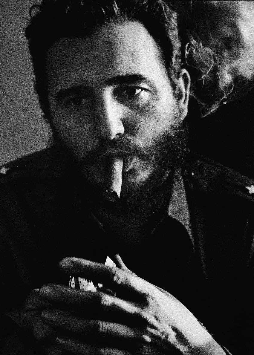 Cigarro Fidel Castro fondo de pantalla del teléfono