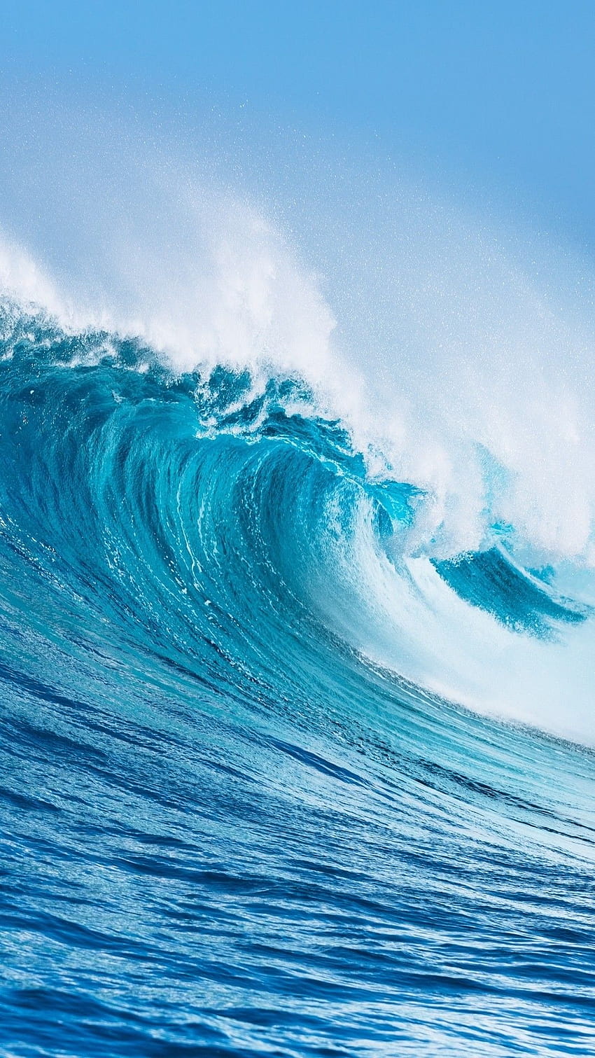Ocean Waves iPhone : 23, 해변 파도 안드로이드 HD 전화 배경 화면