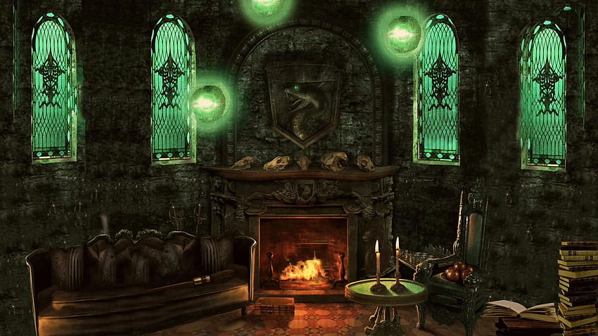 Sala común de Slytherin fondo de pantalla