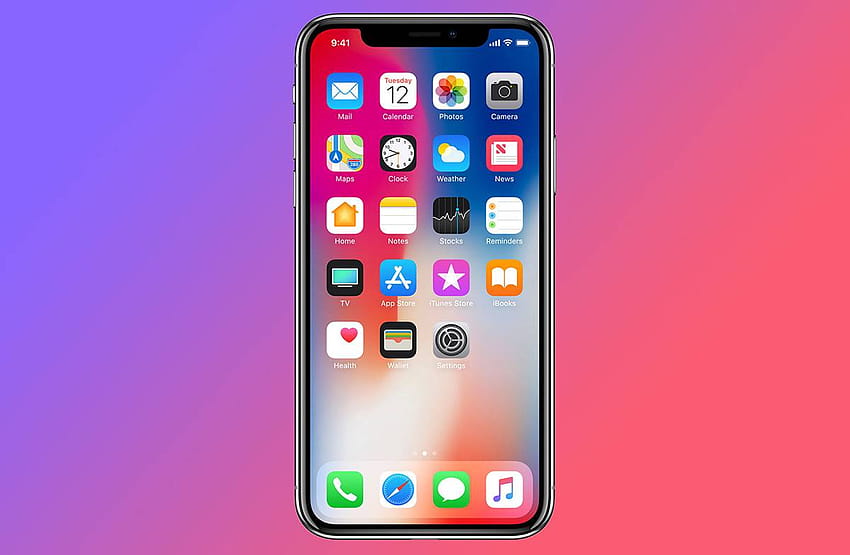 These weird new iPhone X do more than just hide the notch HD wallpaper