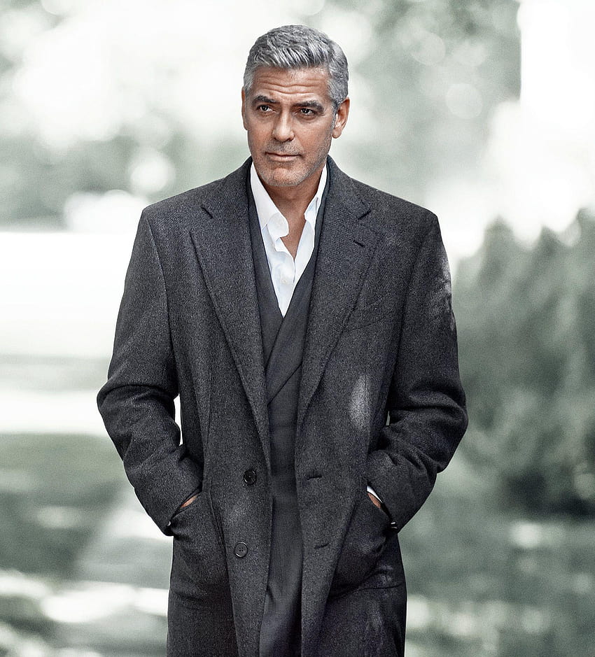 George Clooney für IPhone Promis, George Clooney 2018 HD-Handy-Hintergrundbild