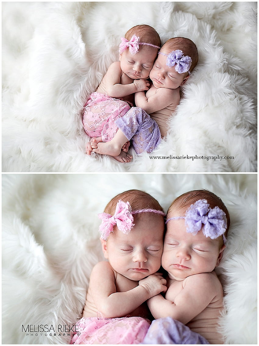 双子の新生児の女の子、 HD電話の壁紙