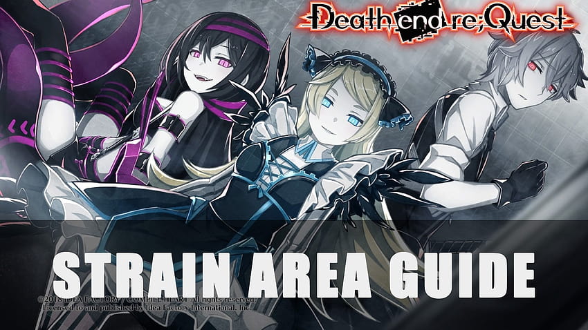 Death End Re;Quest Strain Area Guide, death end request HD wallpaper