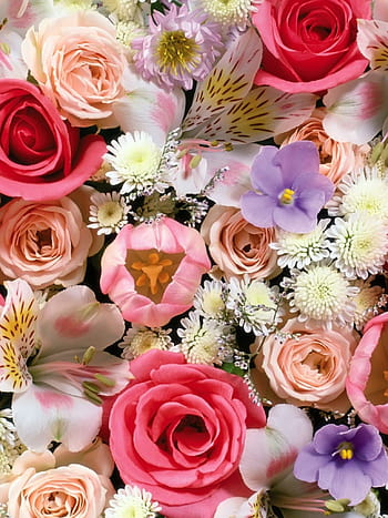 Flower Wallpaper iPhone or iPad  Literary Spring Designs